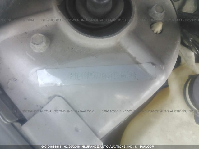 1G4HP57256U184464 - 2006 BUICK LUCERNE CX SILVER photo 9