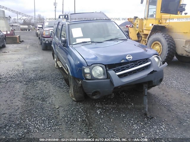 5N1ED28T54C673919 - 2004 NISSAN XTERRA XE/SE BLUE photo 6