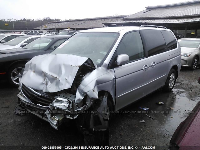 5FNRL189X3B145561 - 2003 HONDA ODYSSEY EXL ვერცხლისფერი ფოტო 2