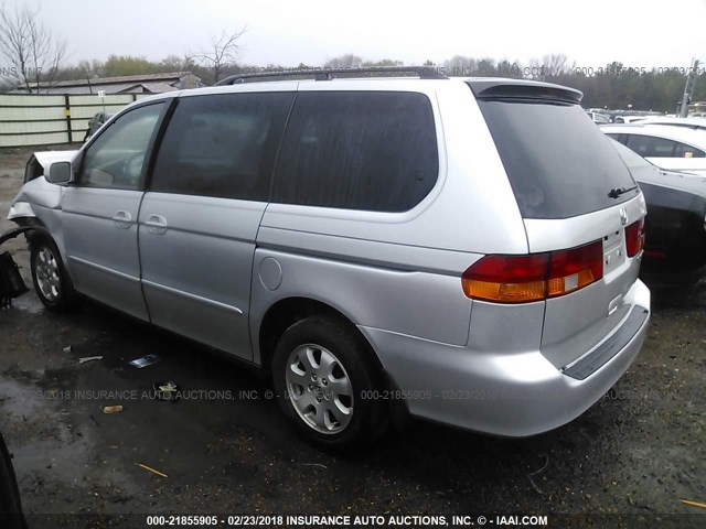 5FNRL189X3B145561 - 2003 HONDA ODYSSEY EXL SILVER photo 3