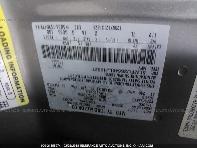 5LMFU28548LJ10627 - 2008 LINCOLN NAVIGATOR SILVER photo 9