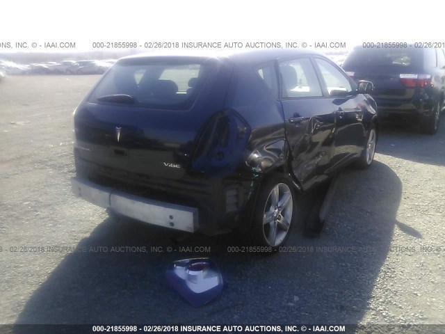 5Y2SP67089Z437525 - 2009 PONTIAC VIBE BLUE photo 4