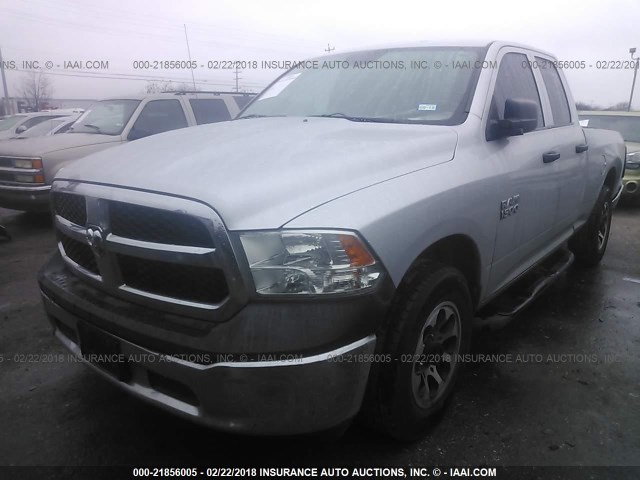 1C6RR6FG1DS538244 - 2013 RAM 1500 ST SILVER photo 2