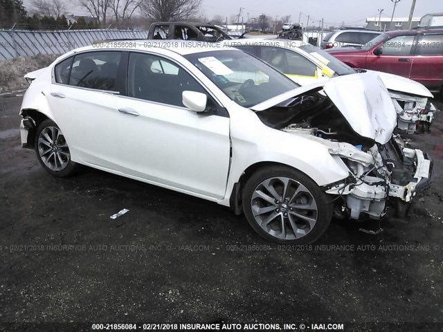 1HGCR2F5XDA241955 - 2013 HONDA ACCORD SPORT 白色 照片 1