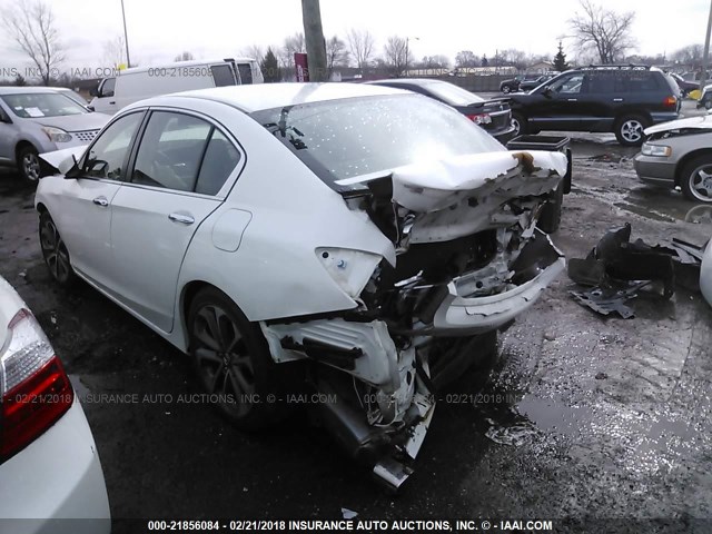 1HGCR2F5XDA241955 - 2013 HONDA ACCORD SPORT 白色 照片 3