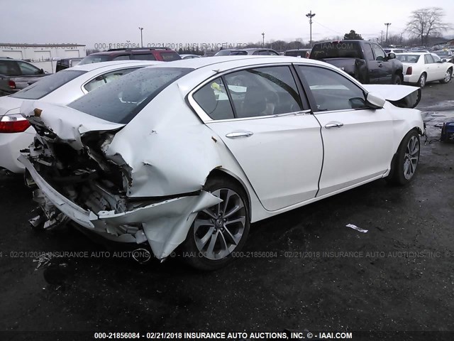 1HGCR2F5XDA241955 - 2013 HONDA ACCORD SPORT 白色 照片 4