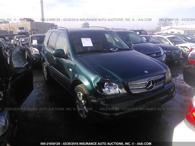 4JGAB72E5XA086390 - 1999 MERCEDES-BENZ ML 430 绿色 照片 1