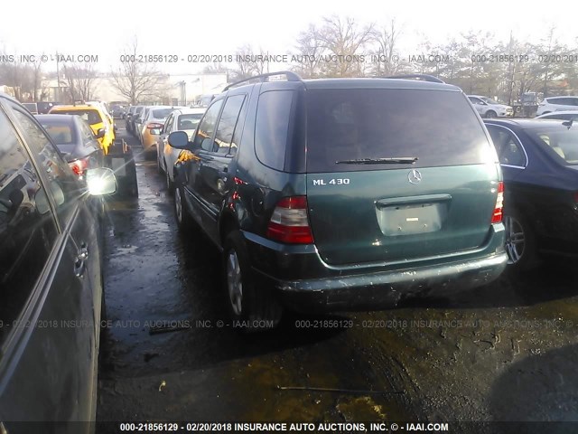 4JGAB72E5XA086390 - 1999 MERCEDES-BENZ ML 430 绿色 照片 3