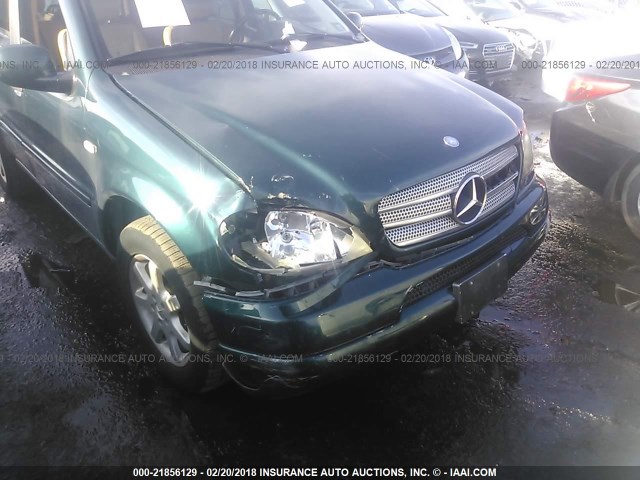 4JGAB72E5XA086390 - 1999 MERCEDES-BENZ ML 430 GREEN photo 6