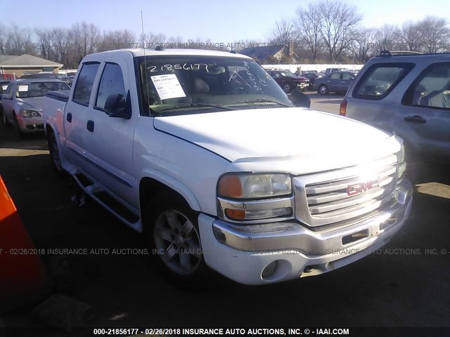 2GTEC13T951114972 - 2005 GMC NEW SIERRA C1500 WHITE photo 1