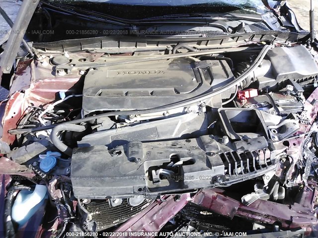 1HGCR3F82DA003503 - 2013 HONDA ACCORD EXL MAROON photo 10