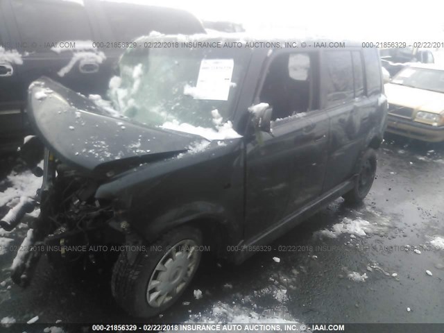 JTLKT334X64124802 - 2006 TOYOTA SCION XB BLACK photo 2