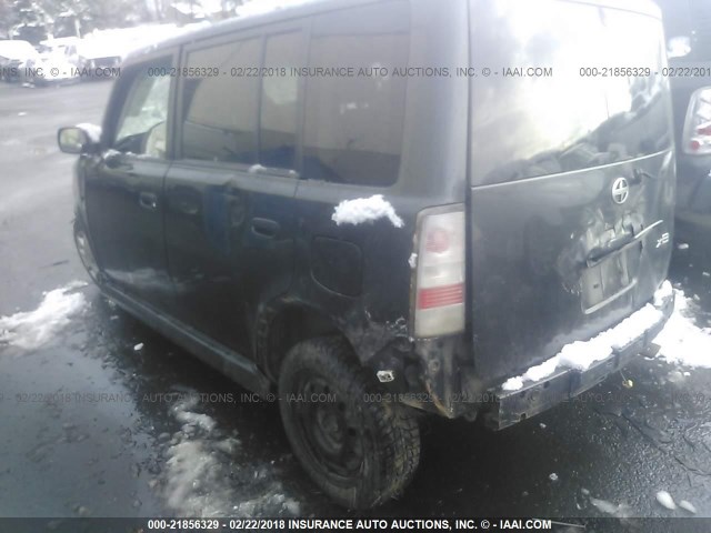 JTLKT334X64124802 - 2006 TOYOTA SCION XB BLACK photo 3