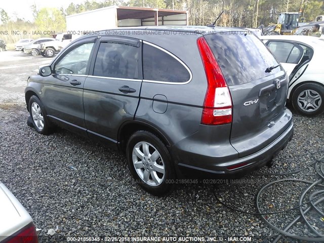 5J6RE3H43BL020711 - 2011 HONDA CR-V SE GRAY photo 3