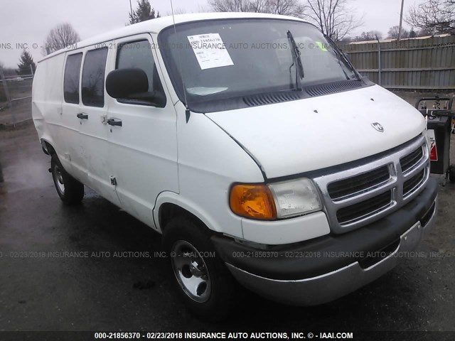 2B6HB11Y72K118690 - 2002 DODGE RAM VAN B1500 WHITE photo 1