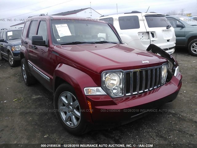 1J4PN5GKXAW147682 - 2010 JEEP LIBERTY LIMITED RED photo 1