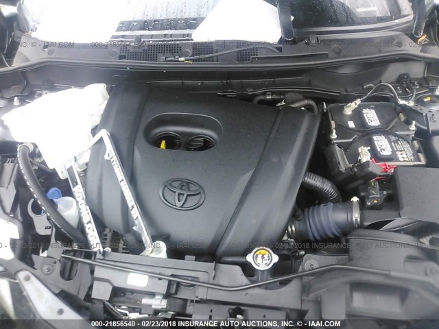 3MYDLBYV6HY167017 - 2017 TOYOTA YARIS IA BLACK photo 10