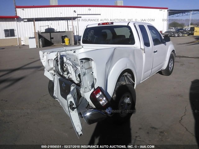 1N6BD0CT4AC404919 - 2010 NISSAN FRONTIER KING CAB SE/LE/NISMO WHITE photo 4