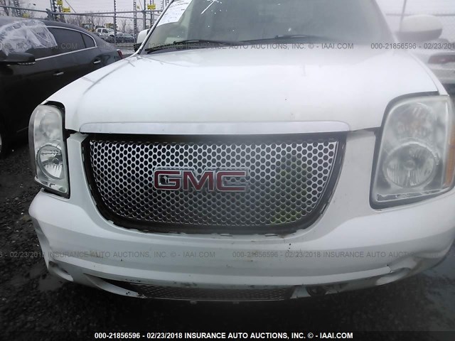 1GKFK63897J320113 - 2007 GMC YUKON DENALI WHITE photo 6