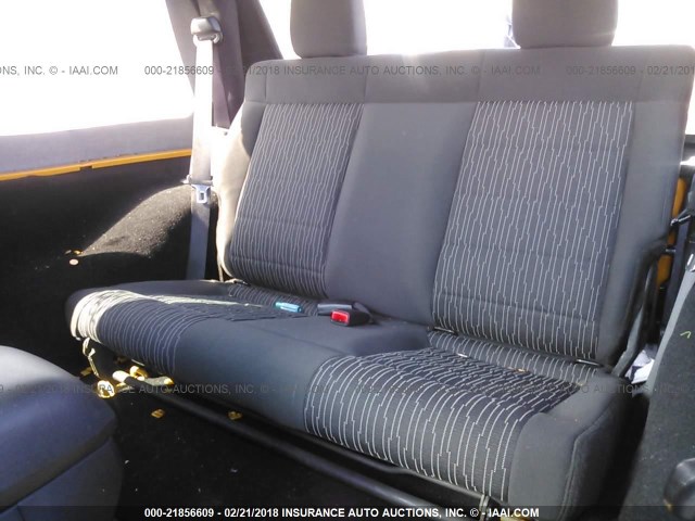 1C4AJWAG1CL147592 - 2012 JEEP WRANGLER SPORT ნარინჯისფერი ფოტო 8