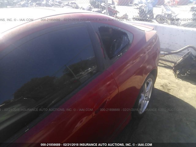 JH4DC53065S016652 - 2005 ACURA RSX TYPE-S RED photo 6