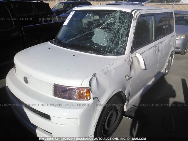 JTLKT324064083548 - 2006 TOYOTA SCION XB WHITE photo 2