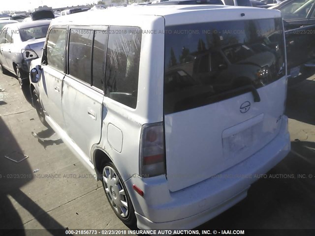 JTLKT324064083548 - 2006 TOYOTA SCION XB WHITE photo 3