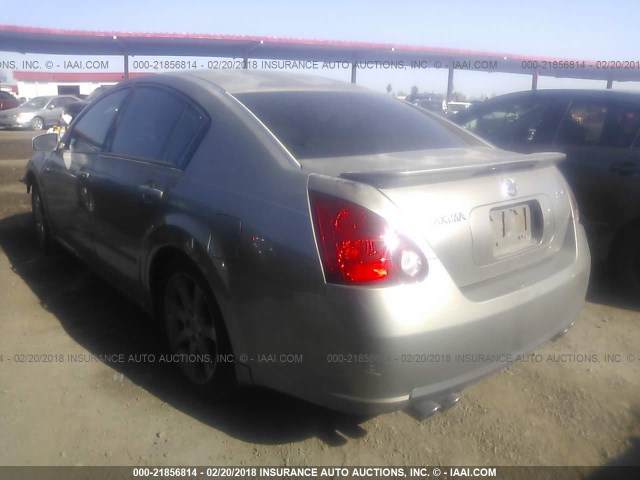 1N4BA41E47C825397 - 2007 NISSAN MAXIMA SE/SL GOLD photo 3