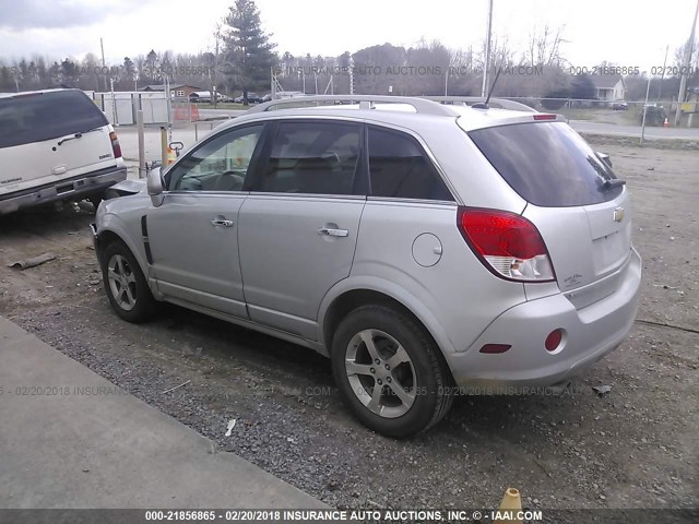 3GNAL3E58CS612906 - 2012 CHEVROLET CAPTIVA SPORT/LT SILVER photo 3