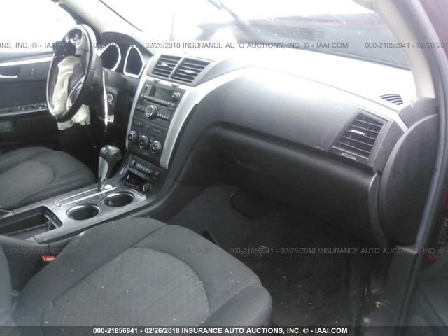 1GNKVGED1BJ210366 - 2011 CHEVROLET TRAVERSE LT BURGUNDY photo 5