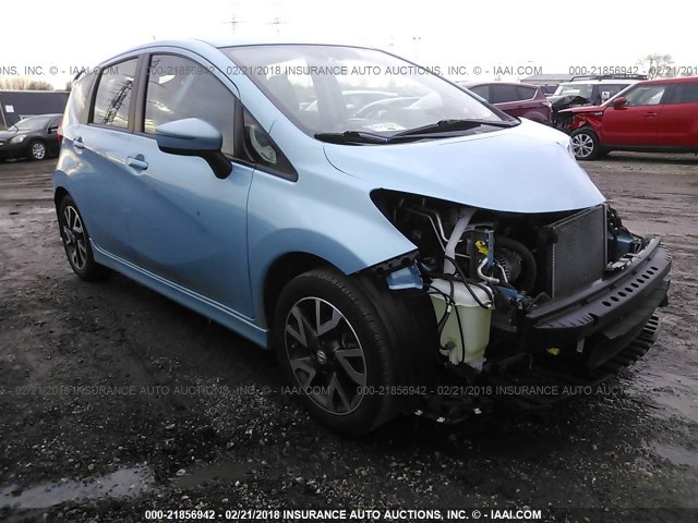 3N1CE2CP6FL445053 - 2015 NISSAN VERSA NOTE S/S PLUS/SV/SL/SR BLUE photo 1