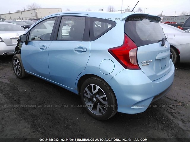 3N1CE2CP6FL445053 - 2015 NISSAN VERSA NOTE S/S PLUS/SV/SL/SR BLUE photo 3