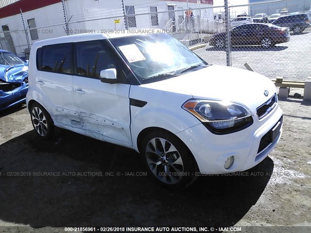 KNDJT2A65D7588288 - 2013 KIA SOUL +/!/SPORT WHITE photo 1