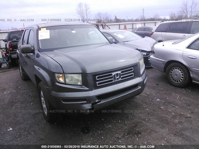 2HJYK16517H528976 - 2007 HONDA RIDGELINE RTL GRAY photo 1