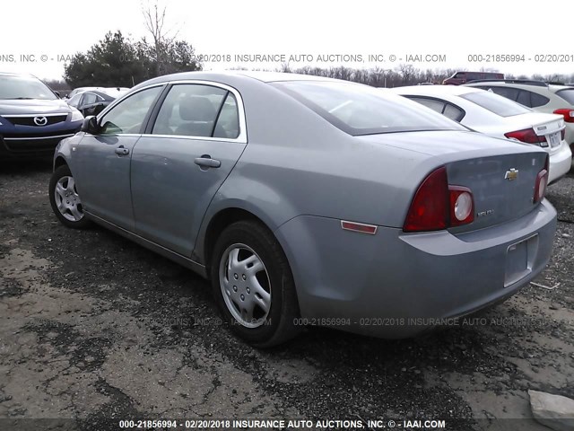1G1ZG57B784272730 - 2008 CHEVROLET MALIBU LS ნაცრისფერი ფოტო 3