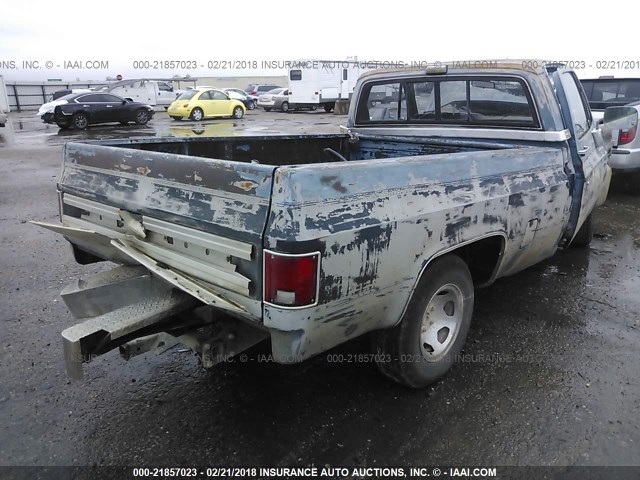 1GCDC14H1GS194146 - 1986 CHEVROLET C10 GRAY photo 4