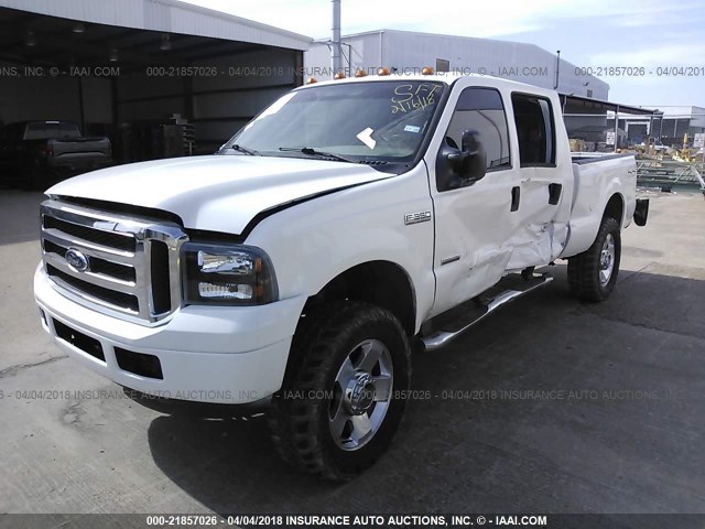 1FTWW31PX7EB42701 - 2007 FORD F350 SRW SUPER DUTY WHITE photo 2