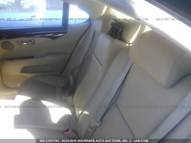 JTHBL46F775036024 - 2007 LEXUS LS 460 BLACK photo 8