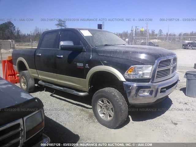 3D7UT2CL9BG525556 - 2011 DODGE RAM 2500 BLACK photo 1