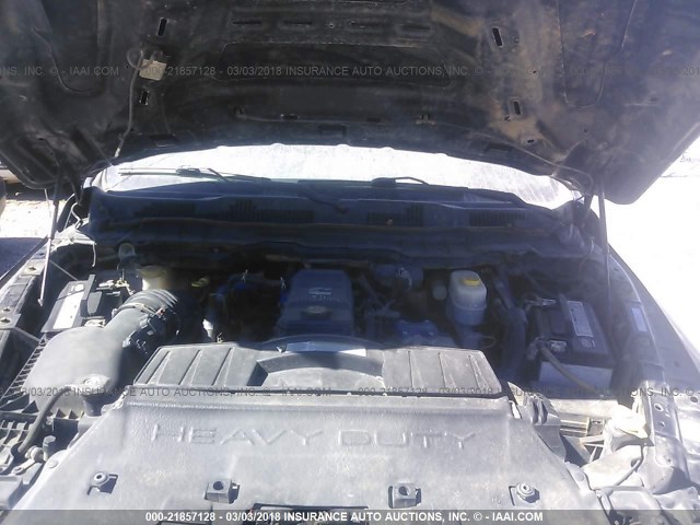 3D7UT2CL9BG525556 - 2011 DODGE RAM 2500 BLACK photo 10