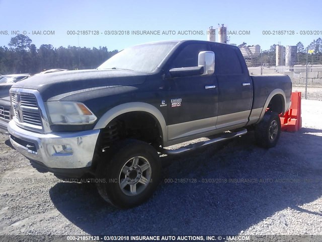 3D7UT2CL9BG525556 - 2011 DODGE RAM 2500 BLACK photo 2