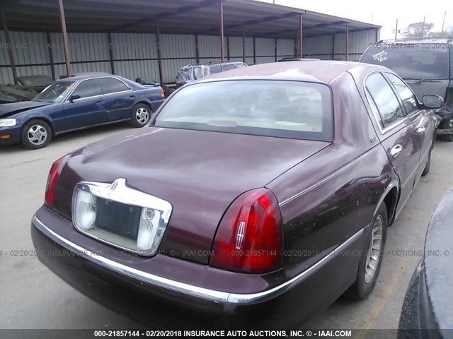 1LNHM81W61Y637272 - 2001 LINCOLN TOWN CAR EXECUTIVE Каштановый фото 4