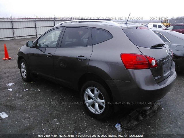 JN8AS58T28W001433 - 2008 NISSAN ROGUE S/SL GRAY photo 3