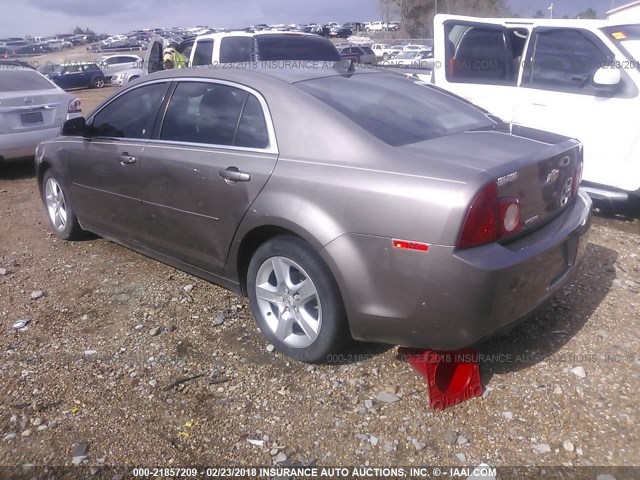 1G1ZB5E00CF251165 - 2012 CHEVROLET MALIBU LS 棕色 照片 3