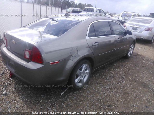 1G1ZB5E00CF251165 - 2012 CHEVROLET MALIBU LS 棕色 照片 4