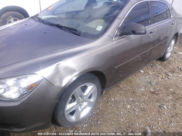 1G1ZB5E00CF251165 - 2012 CHEVROLET MALIBU LS 棕色 照片 6