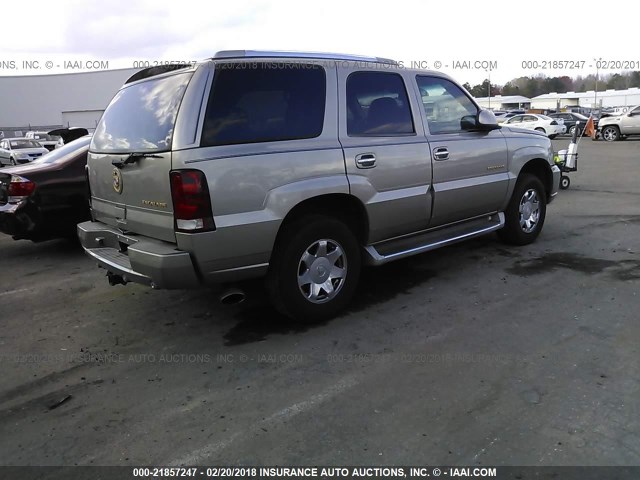 1GYEK63N52R319039 - 2002 CADILLAC ESCALADE LUXURY ვერცხლისფერი ფოტო 4