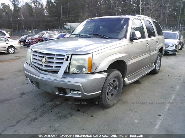 1GYEK63N52R319039 - 2002 CADILLAC ESCALADE LUXURY ვერცხლისფერი ფოტო 6