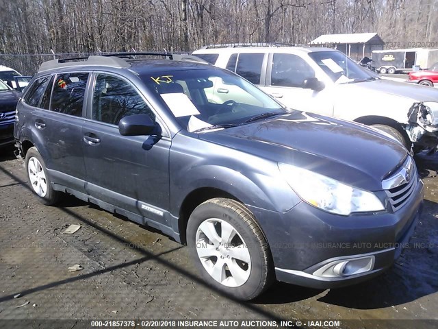 4S4BRBFC9B3346542 - 2011 SUBARU OUTBACK 2.5I PREMIUM GRAY photo 1