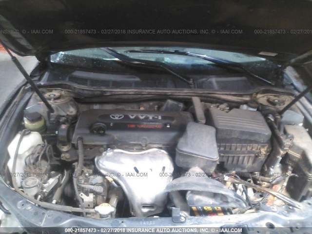 4T1BE46K59U334357 - 2009 TOYOTA CAMRY SE/LE/XLE GRAY photo 10